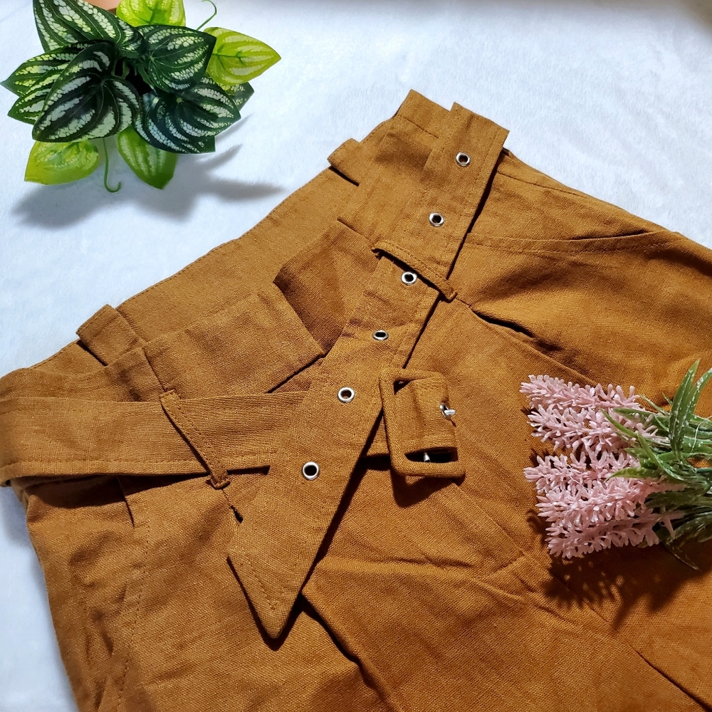 Shinestar High Waist Belted